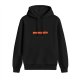 Black hoodie with 'SPARE CREW' graphic print
