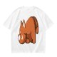 Olive Green T-Shirt With Cute Sleeping Red Panda Graphic