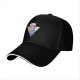 Black baseball cap with Stranger Things Steve Harrington Scoops Ahoy graphic