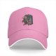 Black Baseball Cap With Superman TARDIS Graphic Print