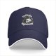 Black baseball cap with 'Give Me Coffee Or Give Me Death' skull graphic