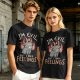 I'm Evil But I Have Feelings Cute Demon Goat Graphic T-Shirt
