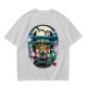 Spirited Away Bathhouse Graphic Tee with No Face and Dragon Art