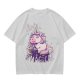 Anxious Magical Unicorn Graphic Olive T-Shirt