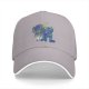 Black Baseball Cap With Anime Superhero Punch Graphic Print
