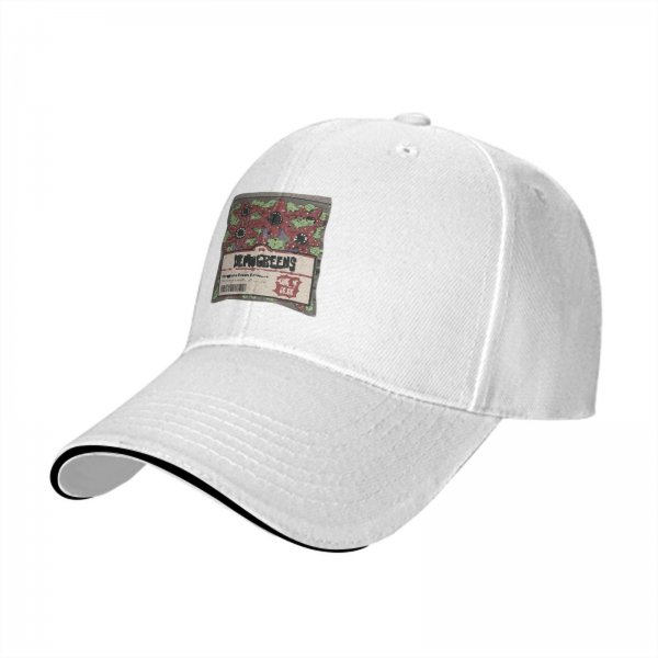 Black Baseball Cap With Demogorgons Graphic Print