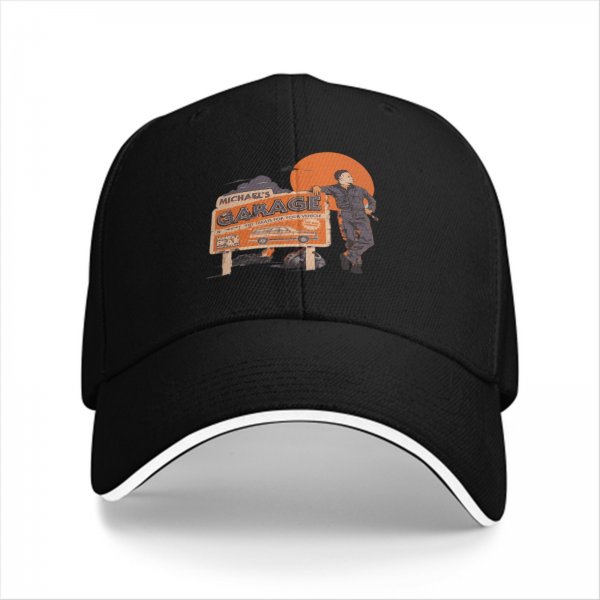 Michael's Garage Themed Black Baseball Cap
