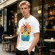 One Piece Thousand Sunny Ship Graphic Olive T-Shirt