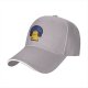 Black Baseball Cap With Cute Yellow Duck Wearing Headphones Graphic