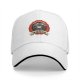 Black Baseball Cap With Employee Of The Month Grim Reaper Print