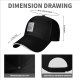 Black baseball cap with elf tarot card graphic