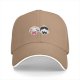 Black Baseball Cap With Cute Wednesday Addams And Enid Sinclair Chibi Art