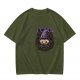 Olive green t-shirt with a hedgehog wizard graphic and 'I CAST' text