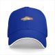 Black Baseball Cap with Toast Egg and Bacon Breakfast Print