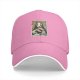 Black baseball cap with Spirited Away No-Face and Great Wave print