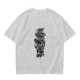 Olive Green T-Shirt with Gothic Witch Themed Text Print