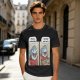 Shark seafood diet meme graphic t-shirt