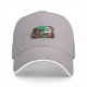 Black baseball cap with Santa and turkey Thanksgiving Christmas design