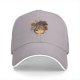 Black baseball cap with autumn Totoro graphic design