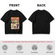 Olive green t-shirt with Yellow Fiction Simpson-style Pulp Fiction dance print