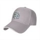 Black baseball cap with 'Forced to Work' office alien graphic