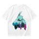 Olive T-Shirt With Spirited Away Dragon Silhouette Artwork