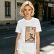 Olive t-shirt with firebender martial arts graphic print