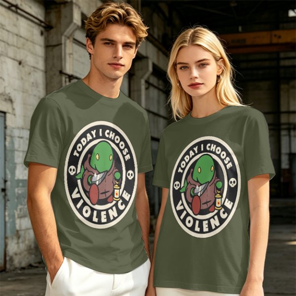 Today I Choose Violence Tonberry Graphic T-Shirt