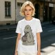 Olive T-Shirt Featuring Godzilla Eating Ramen