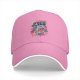 Black Baseball Cap With Retro Juice Box Graphic Print