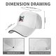 Black Baseball Cap With Cat Silhouette Cherry Blossom Landscape Art