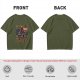 Olive Anime Wanted Luffy Graphic T-Shirt
