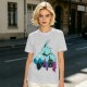 Olive T-Shirt With Spirited Away Dragon Silhouette Artwork