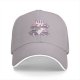 Black baseball cap with cute Mount Fuji character graphic design
