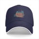 Black baseball cap with cookie monster and cookie jar graphic