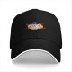 Black baseball cap with angry cat in explosion graphic