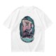 Olive T-shirt with One Piece Thousand Sunny Pirate Ship Print