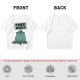 Olive T-Shirt With Free Hugs Monster Graphic Print