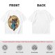 Olive T-Shirt With Fantasy Wizard Character Graphic Print