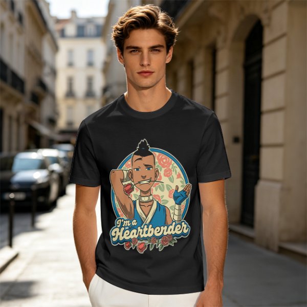 Avatar The Last Airbender Sokka I'm A Heartbender Graphic T-Shirt