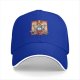 Black Baseball Cap with Retro Animated Hero Group Graphic