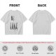 Olive T-Shirt With Anime Characters Crossing Crosswalk Print