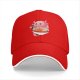 Black baseball cap with cute axolotl eating ramen graphic