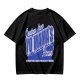 Olive t-shirt with funny yo mama's house greeting print