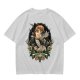 Olive T-Shirt with Dark Peter Pan and Tinker Bell 'Lost Boy' Graphic