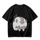 Olive green t-shirt with cute Appa the sky bison print