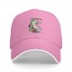 Black Baseball Cap With Dancing Unicorn Rainbow Graphic