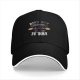 Don't Skip Pi Day Black Baseball Cap With Fun Math Pie Art
