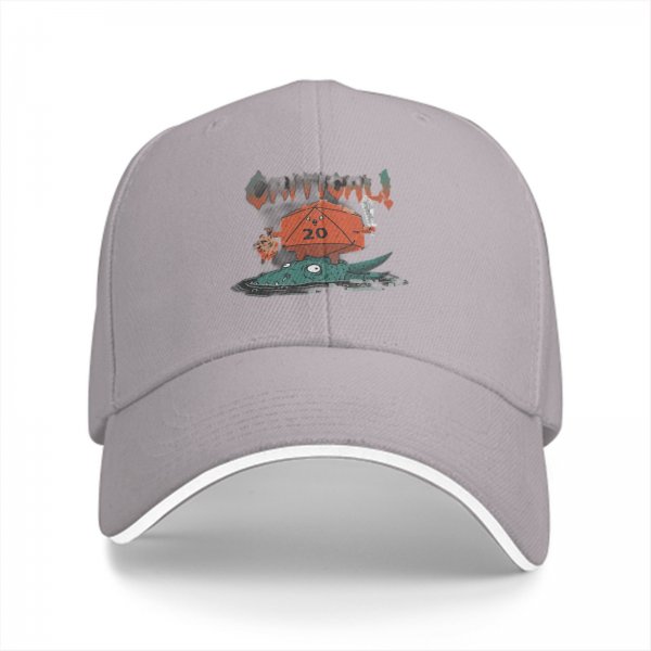 Critical Hit D20 Monster Slayer Graphic Baseball Cap