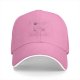 Black baseball cap with white trim on the brim